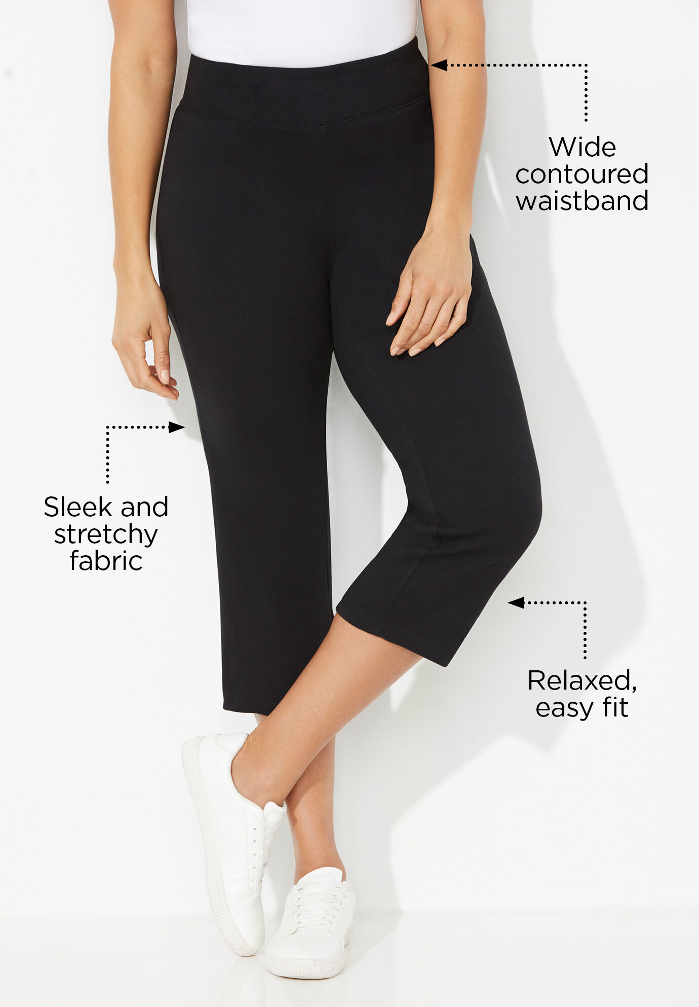 Terra & Sky Women's Black Leggings Plus Size 4X - $9 - From Jessica
