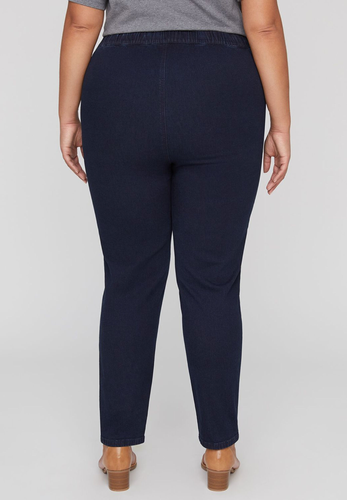  Catherines Womens Plus Size Tall Suprema Pant - 3XWT, Navy  Blue