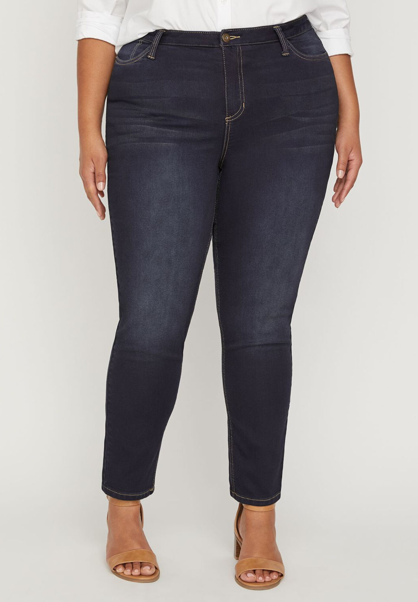 Skinny Women Black Denim Jeans, Button And Zipper, High Rise at Rs  290/piece in New Delhi
