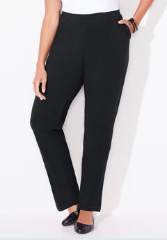 As Is Women with Control Tall Prime Stretch Denim Ruffle Pant 