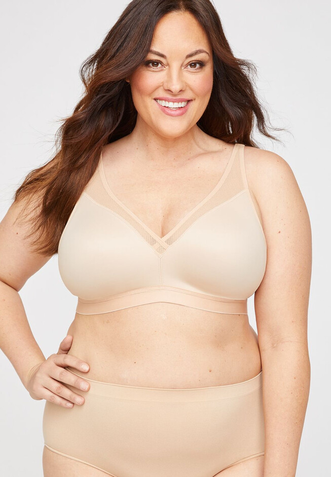 Cooling non-wired bra