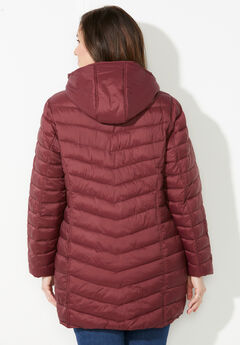 Woman Within Plus Size Zip-Front Microfleece Jacket Long Oversized Fleece -  1X, Classic Red at  Women's Coats Shop