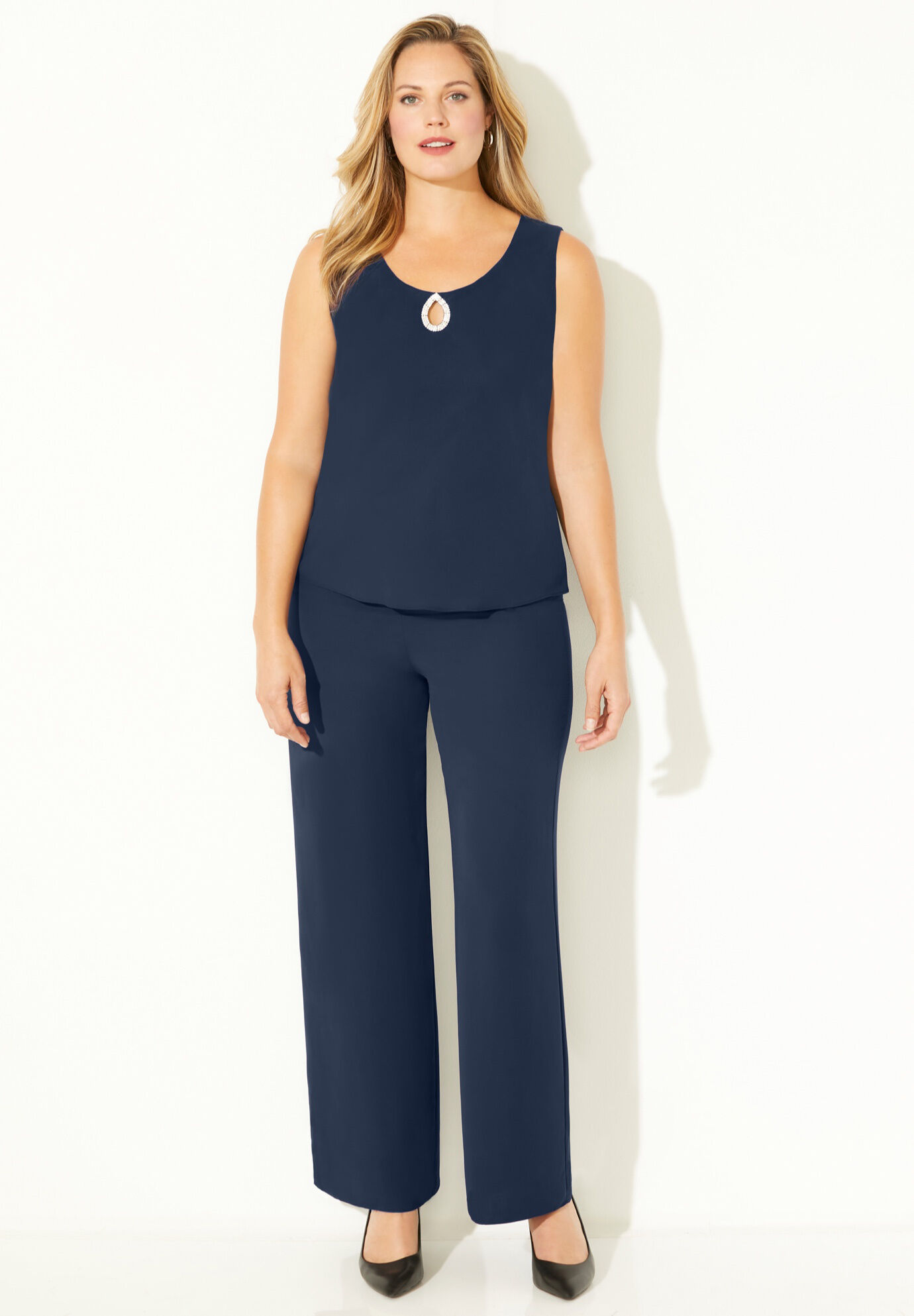Accolades Georgette Pant Set | Catherines