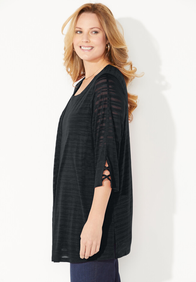 Catherines Polyester Cardigan Sweaters
