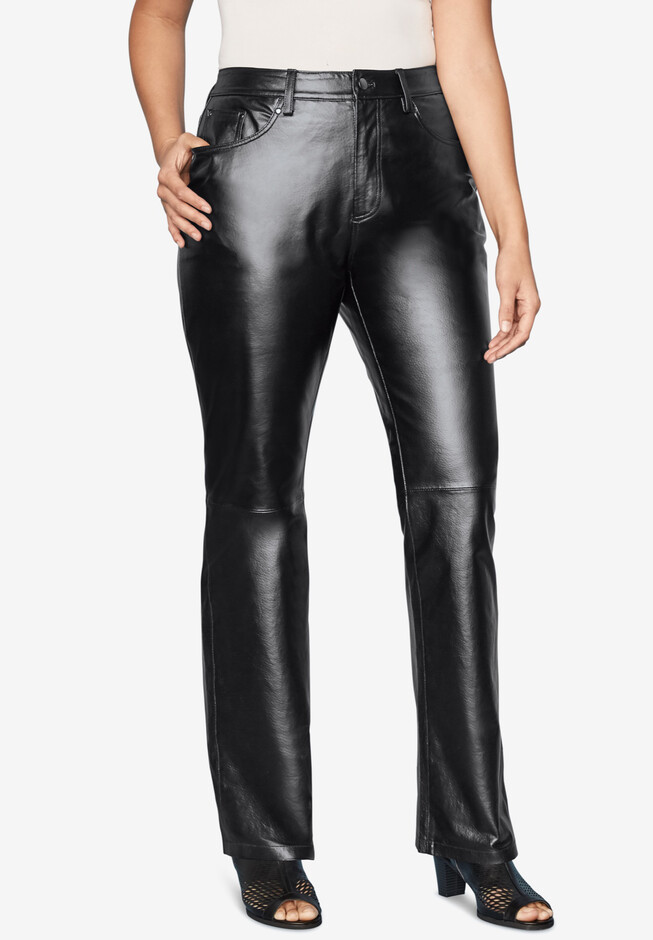 5 ways to style your black leather trousers