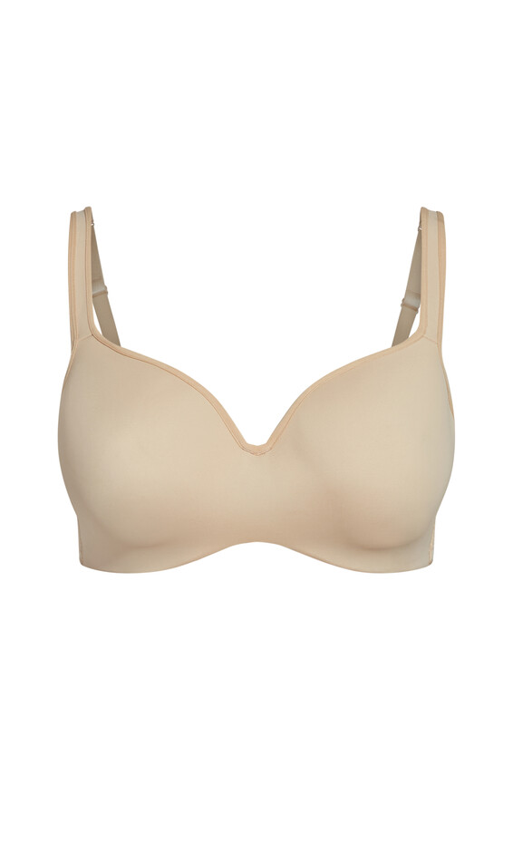 AVENUE BODY | Women's Plus Size Lace Soft Cup Wire Free Bra - beige - 38DDD