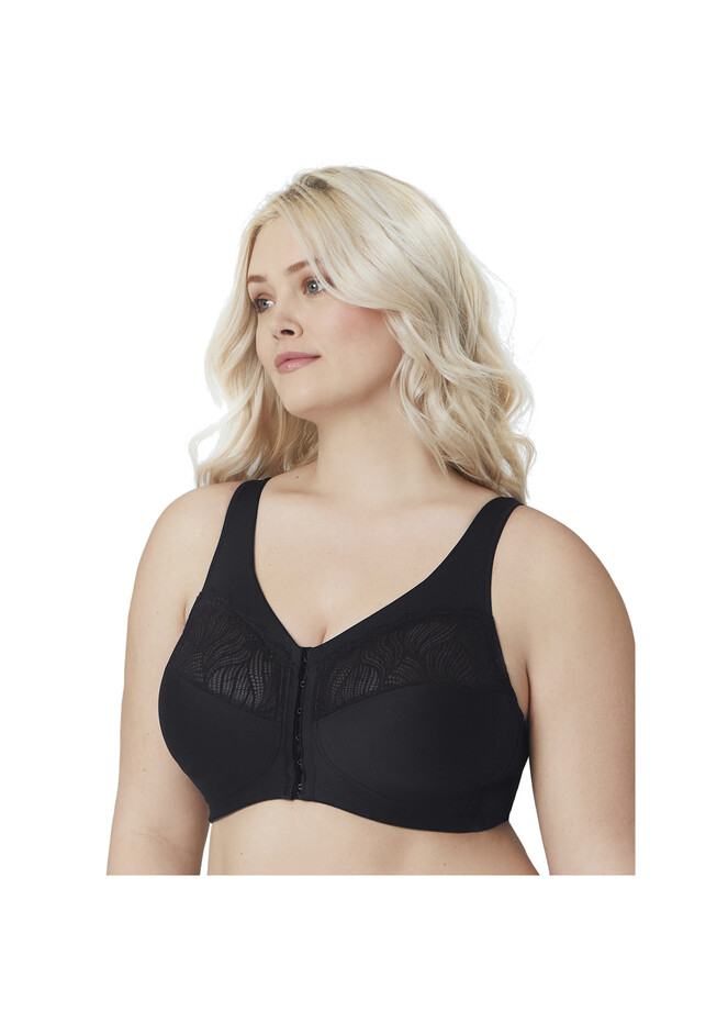 Catherines Women's Plus Size Solid Full-Coverage Smooth Underwire Bra - 52 C,  Black at  Women's Clothing store