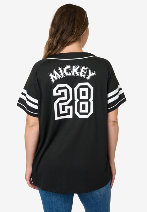 Mickey Jersey, Baseball Jersey, Black Baseball Jersey, Baseball Jersey