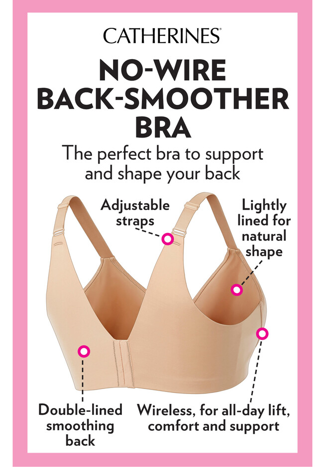 Silkee Long : Full-Coverage Longline Back-Smoothing Bra w/Underwire  Soft-Cup Minimizer, Nude, Large, B at  Women's Clothing store