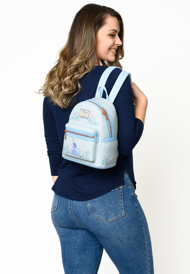 Loungefly x Disney Eeyore Mini Backpack Hand Bag & Zip Around