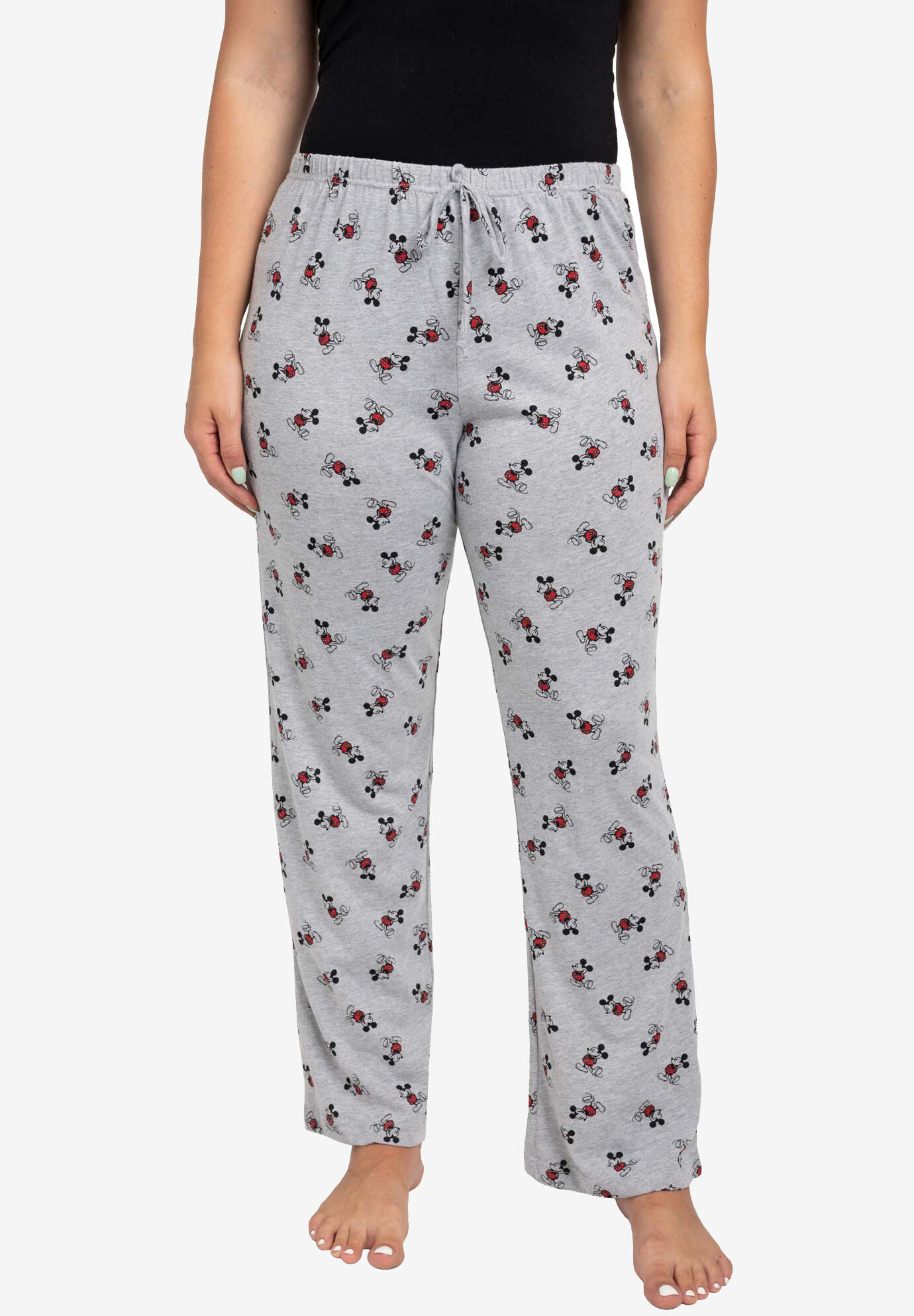 MICKEY MOUSE AND FRIENDS © DISNEY 100TH ANNIVERSARY PLUSH PANTS - Black |  ZARA United States