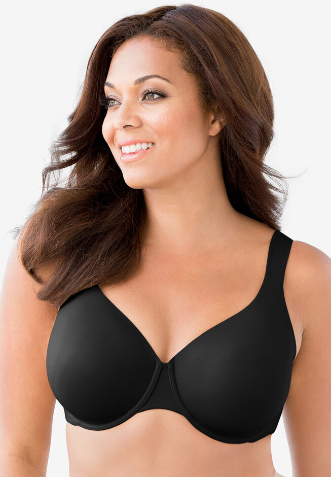 LEADING LADY The Brigitte Classic T-Shirt Underwire Bra - Includes Plus  Size Black at  Women's Clothing store