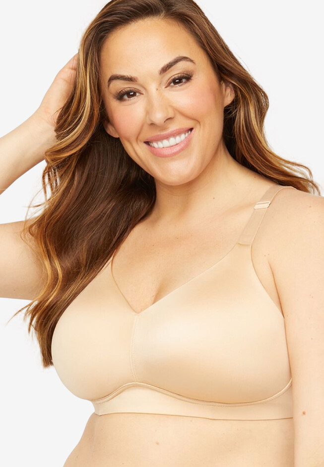 Catherine full coverage smooth no wire bra 52DD Tan Size 5X - $26 - From  Blue