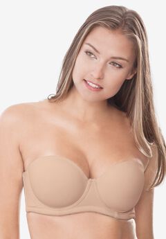 Qcmgmg Strapless Bras for Women for Large Breasts Bandeau Tube