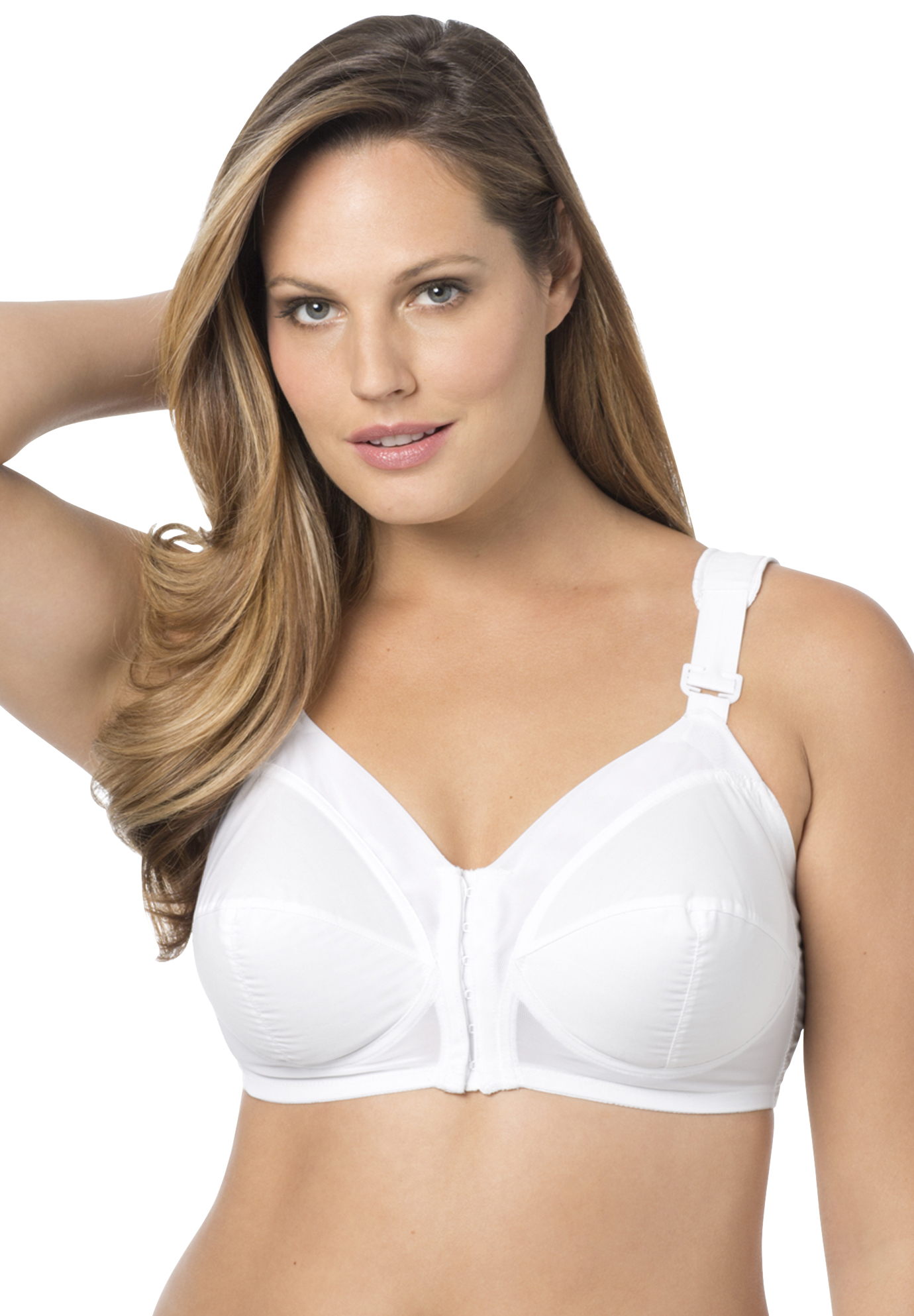 Exquisite Form® Fully® Front Close Classic Support Wireless Bra Catherines 