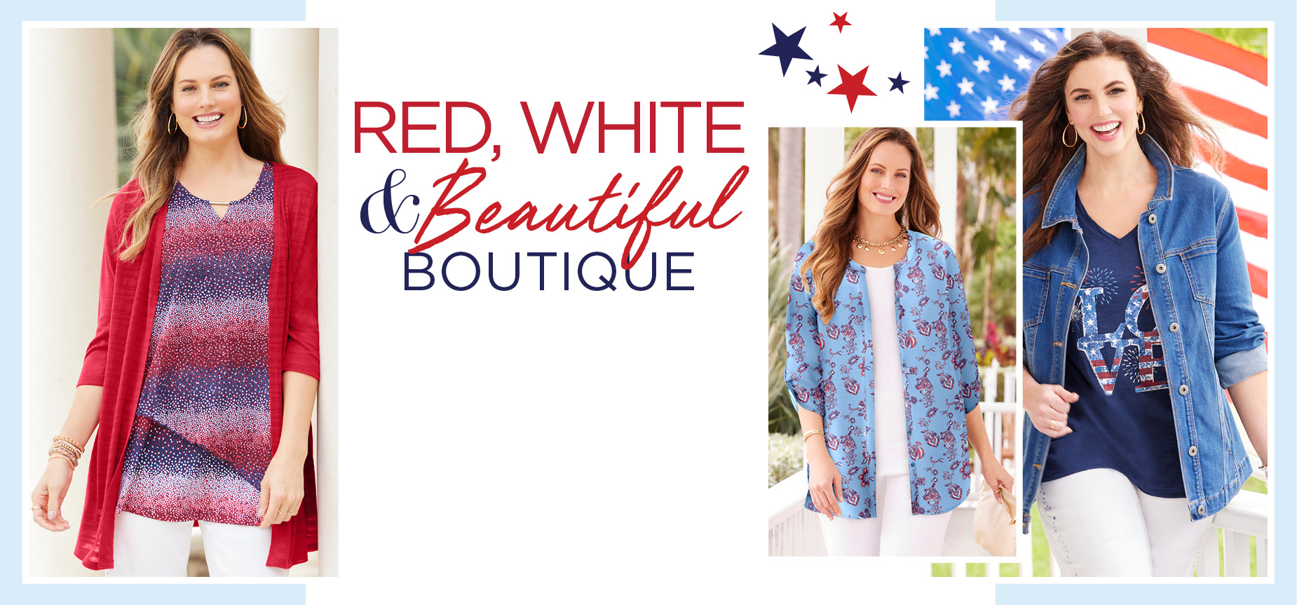 SHOP THE RED WHITE AND BEAUTIFUL BOUTIQUE