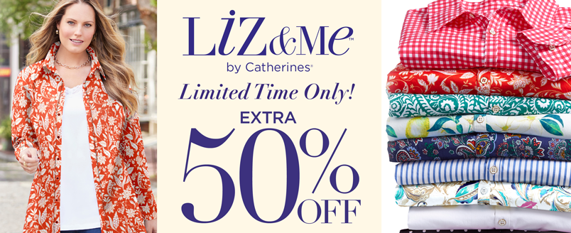 EXTRA 50% OFF LIZ&ME