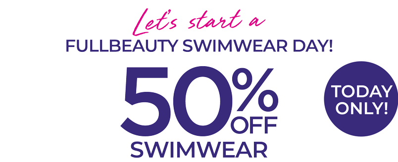 TODAY ONLY! 50% OFF SWIMWEAR